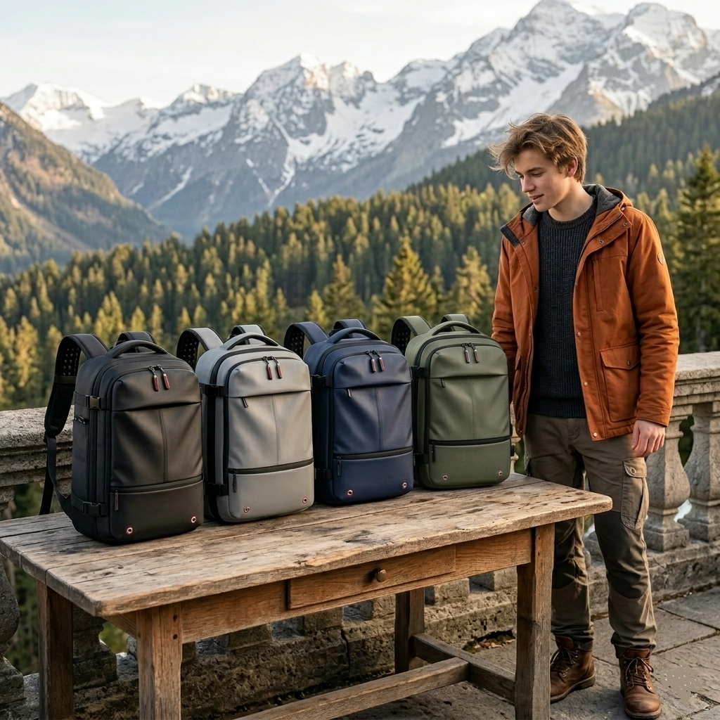 MyVeloora Vacuum Travel Backpack – Expandable Carry-On 60L