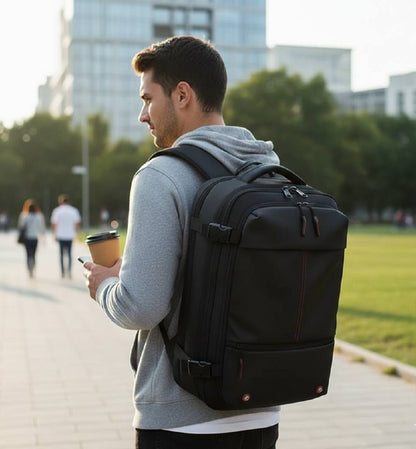 MyVeloora Vacuum Travel Backpack – Expandable Carry-On 60L